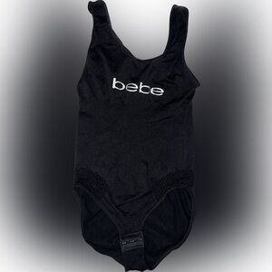 Bebe Black Bodysuit